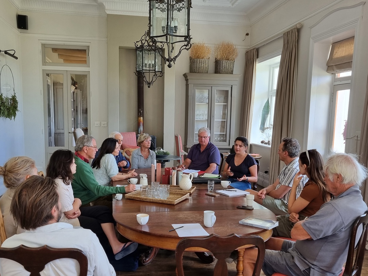 Sneeuberg management with Danielle du Toit of the Endangered Wildlife Trust during our meeting at Gordonville Manor.